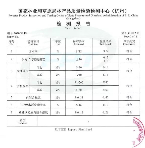 質(zhì)量檢測(cè)報(bào)告